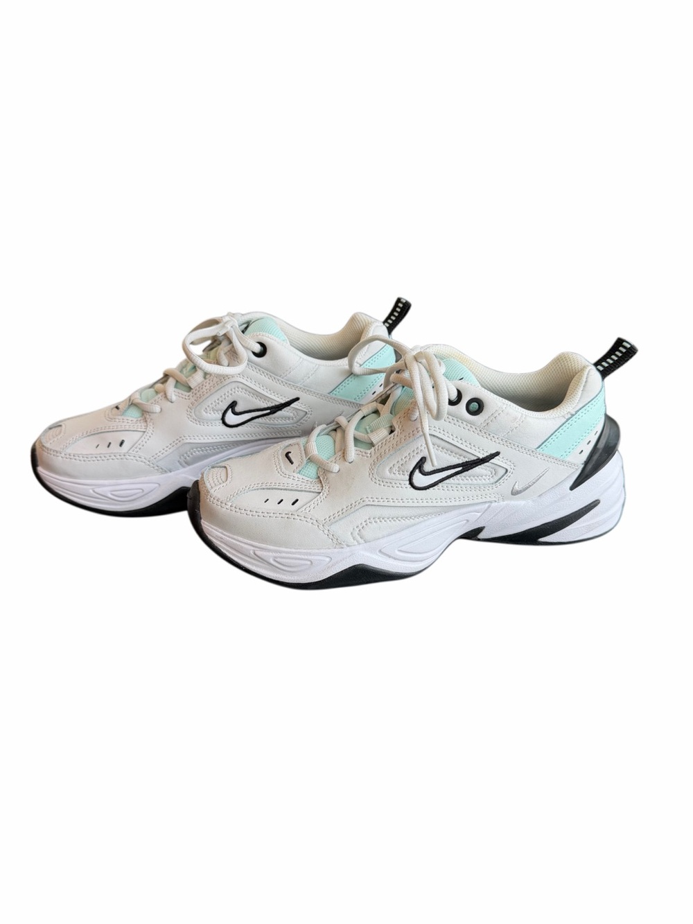 Nike Women's M2K Tekno 'Platinum Tint White/Teal' (AO3108-013) Size 7.5